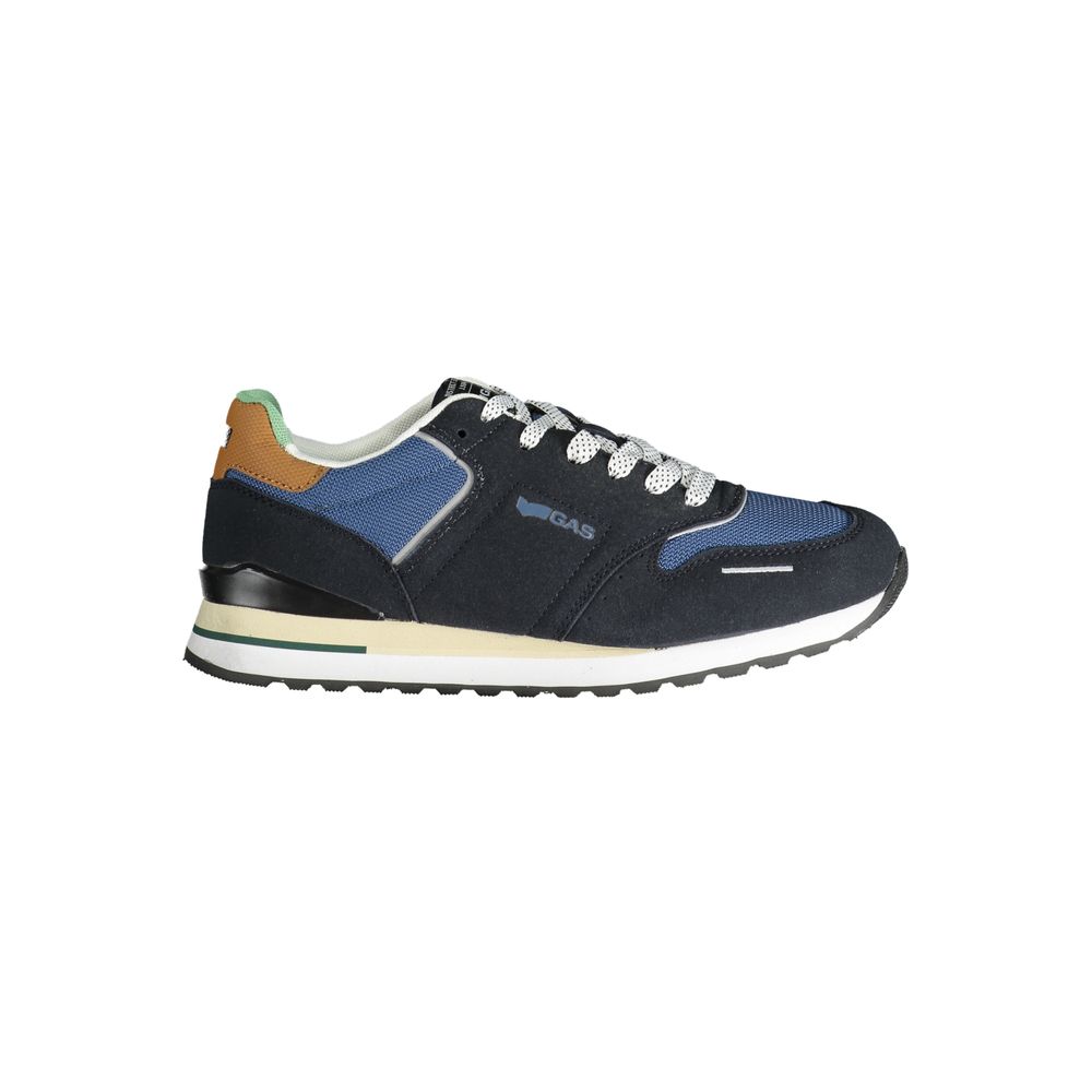 Gas Blaues Polyester herren Sneaker
