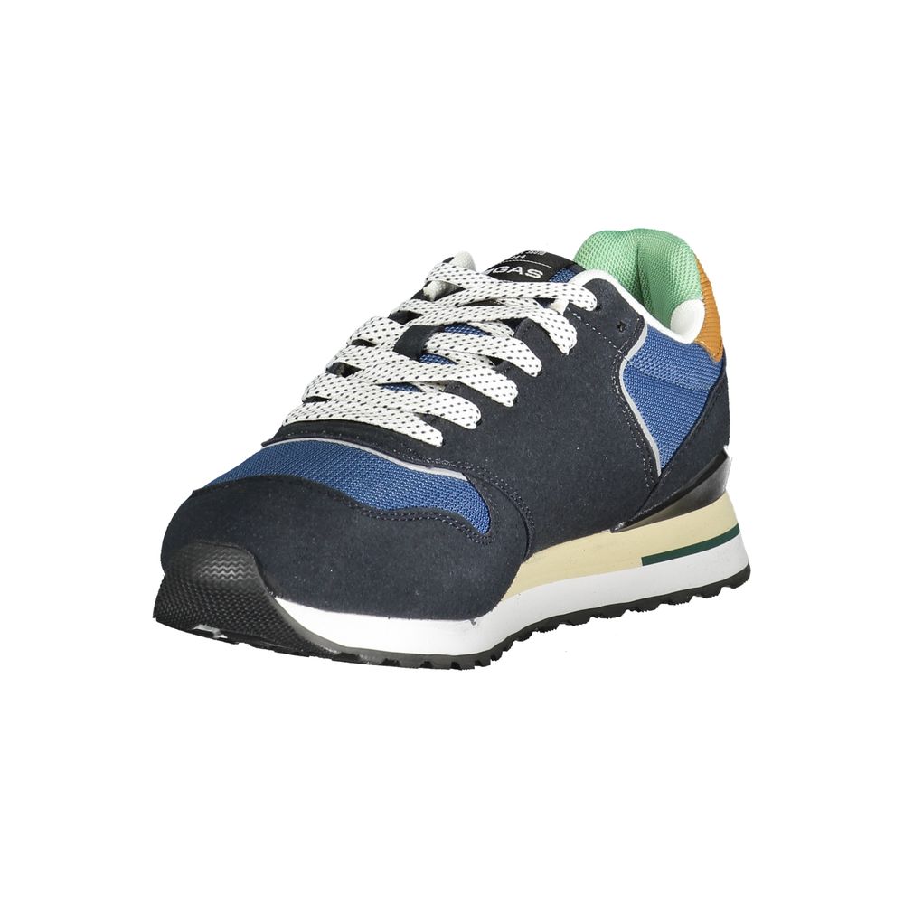 Gas Blaues Polyester herren Sneaker