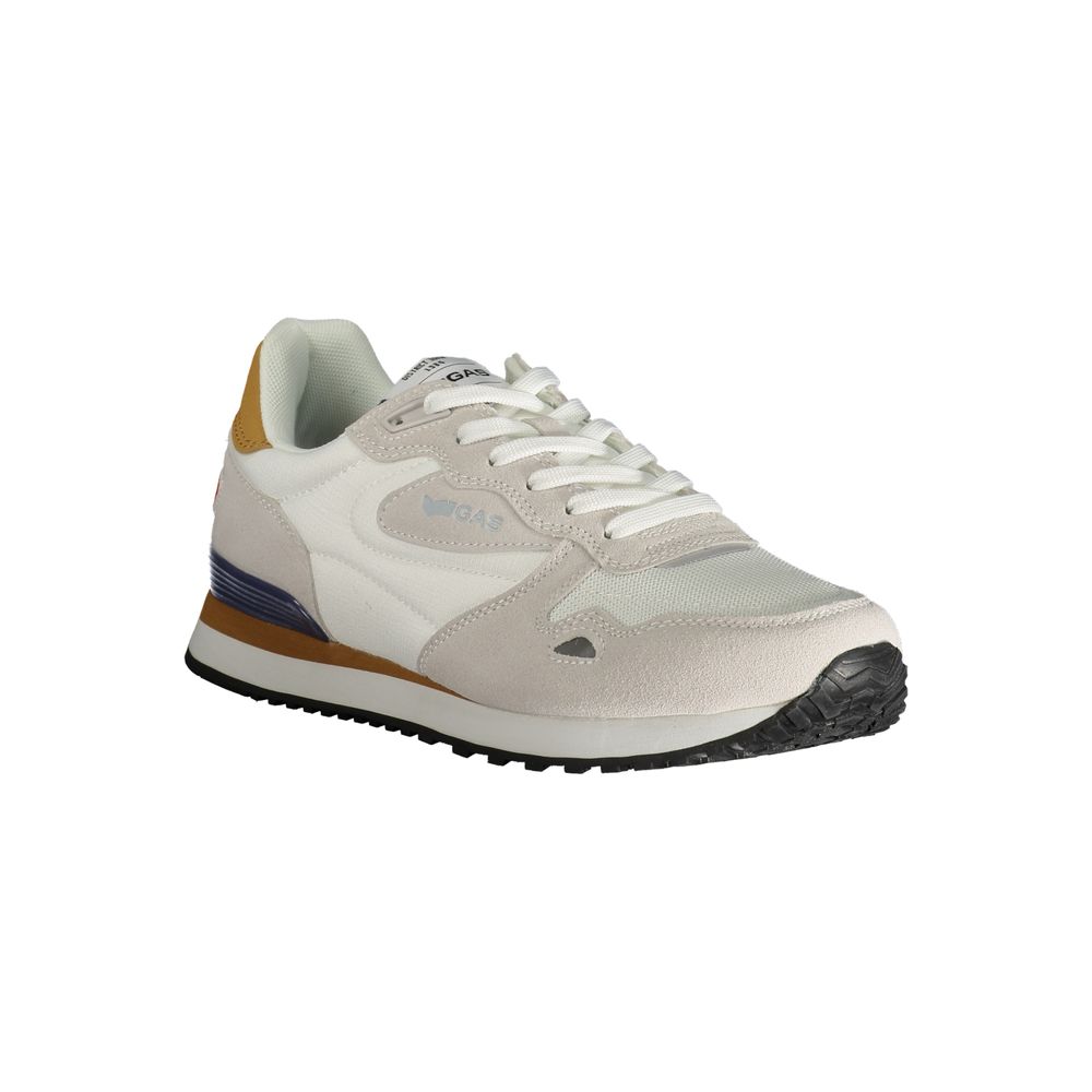 Gas Polyester blanc homme Sneaker