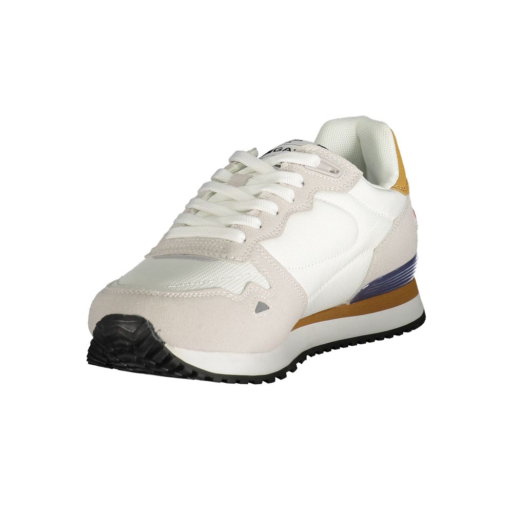 Gas Polyester blanc homme Sneaker