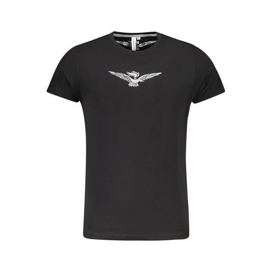 Accademia Militare Schwarzes Baumwoll-T-Shirt