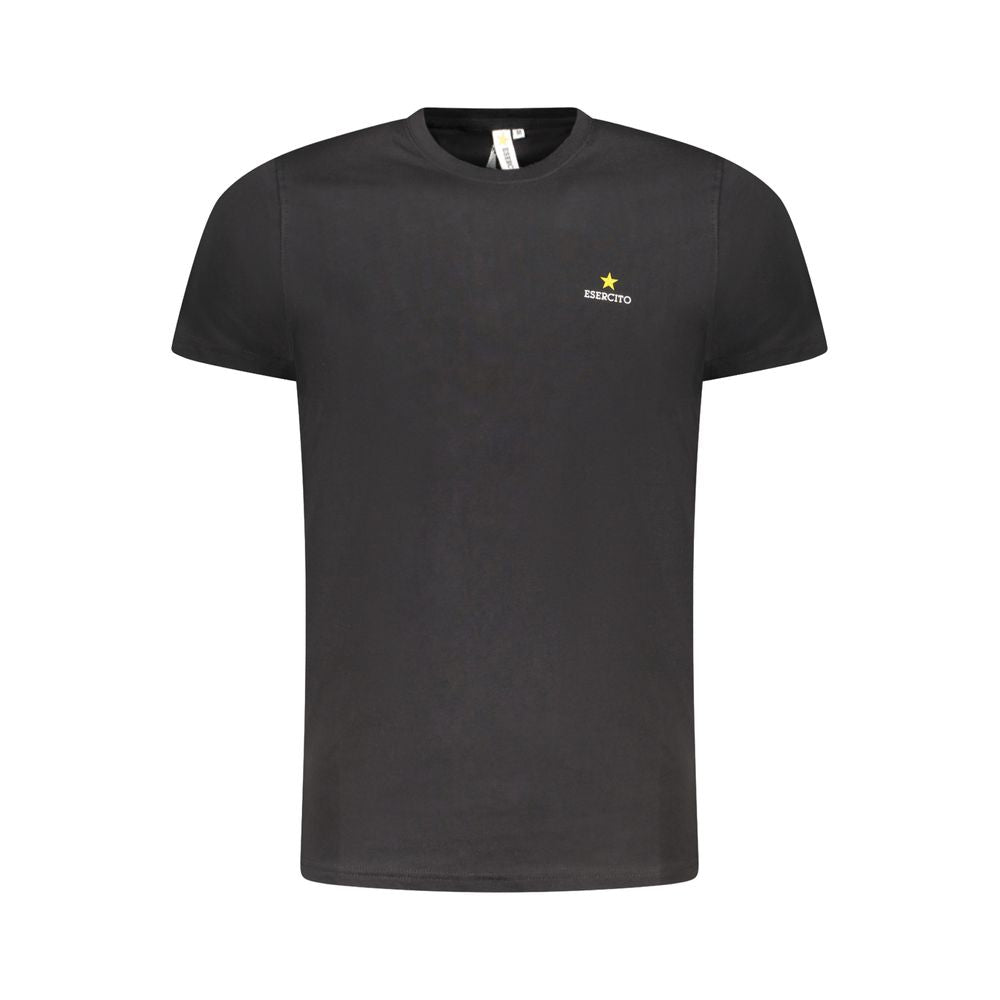 Esercito 1659 Schwarzes Baumwoll-T-Shirt