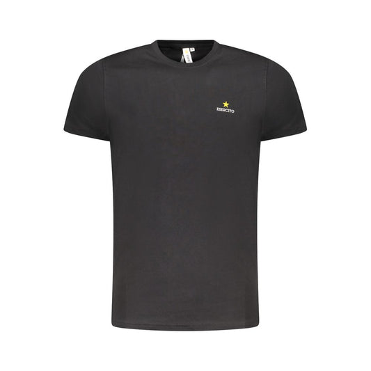 Esercito 1659 Schwarzes Baumwoll-T-Shirt