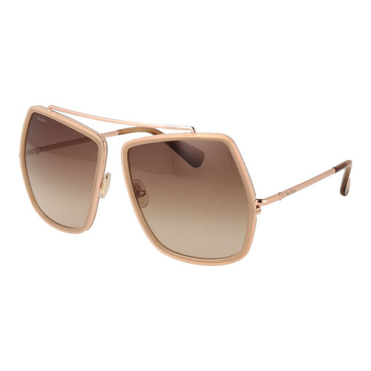 Max Mara Beige damen Sonnenbrille