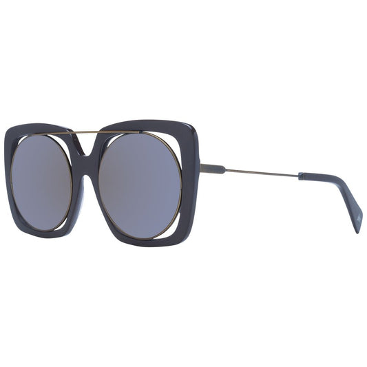 Yohji Yamamoto Brown Unisex Sonnenbrille