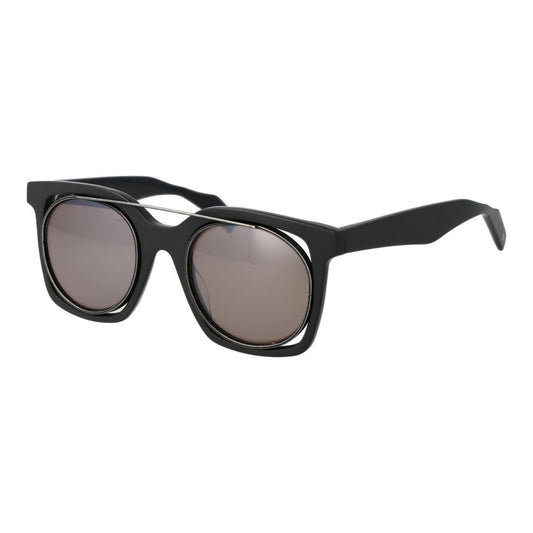 Yohji Yamamoto Grau Unisex Sonnenbrille