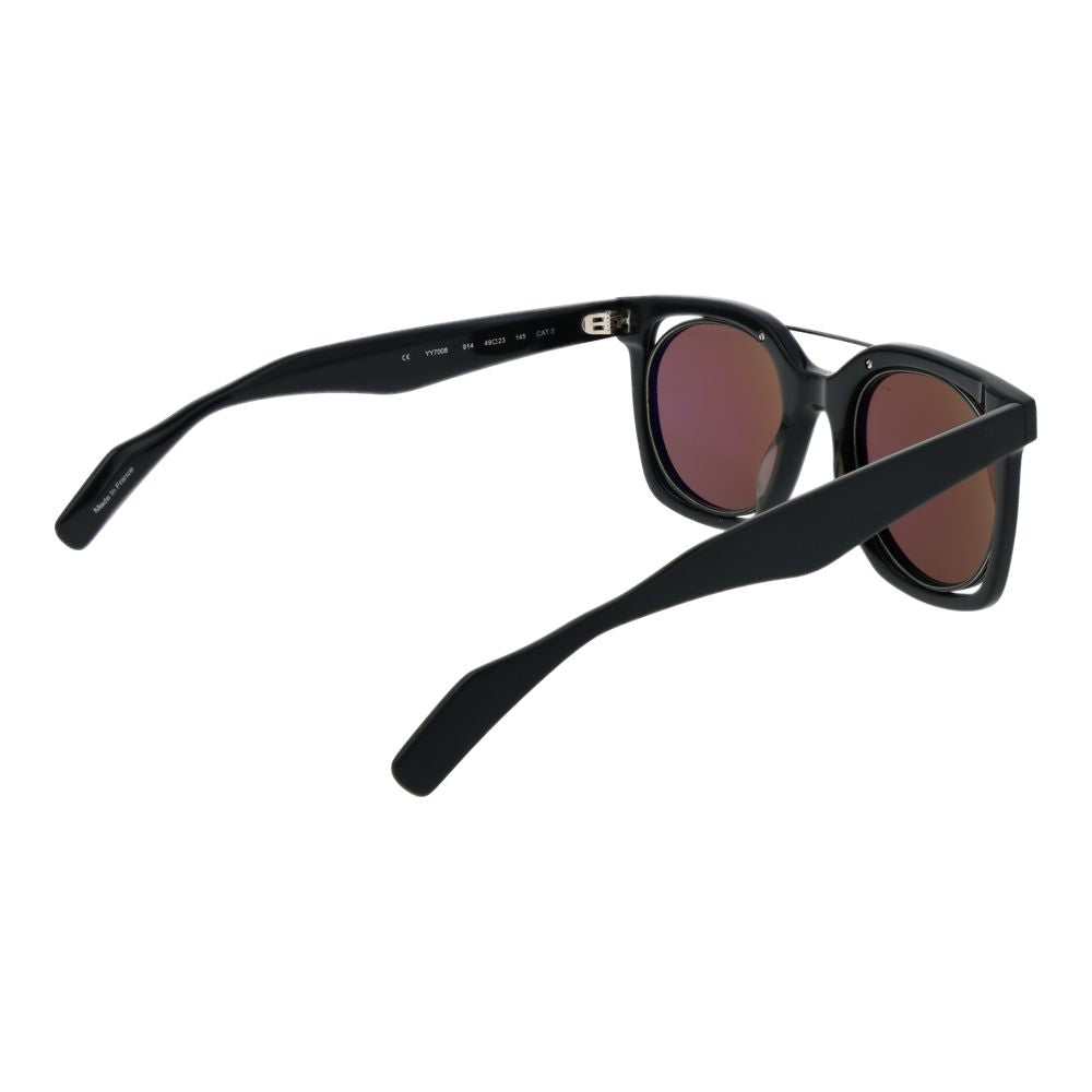 Yohji Yamamoto Grau Unisex Sonnenbrille