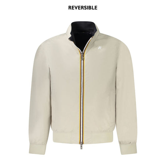 K-WAY Beige Nylon herren Jacke