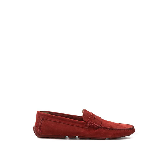 Bally Bordeaux Leder Moccassin