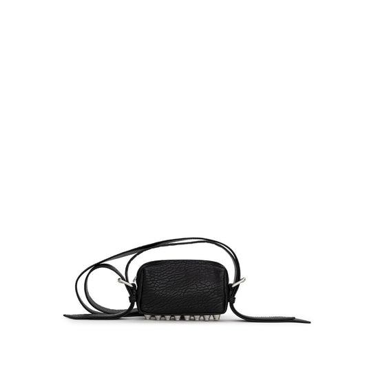 Alexander Wang Schwarze Leder -Umhängetasche