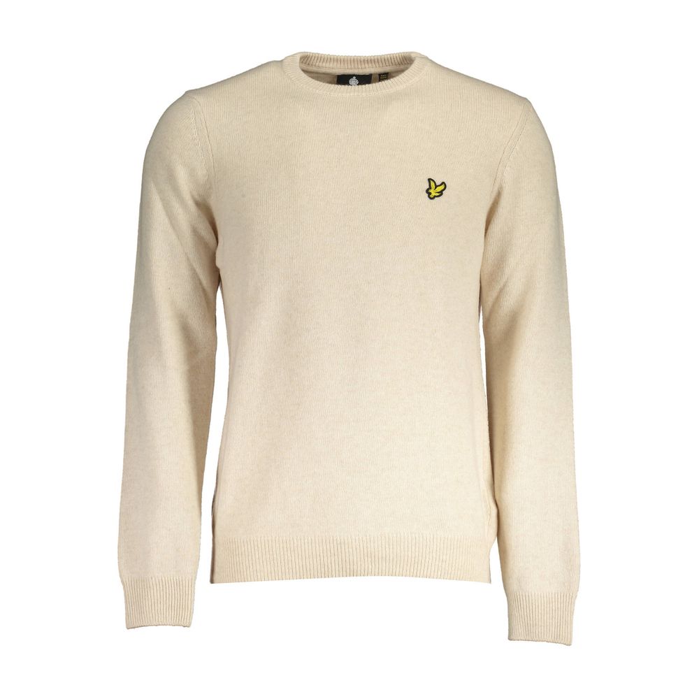 Lyle & Scott Beige Wollpullover
