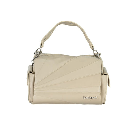 Desigual Beige Polyethylenhandtasche