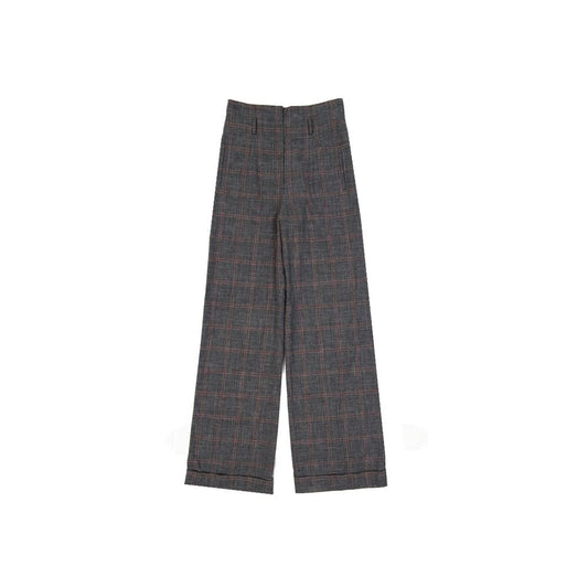 Alberta Ferretti Baumwoll- und Wollhose