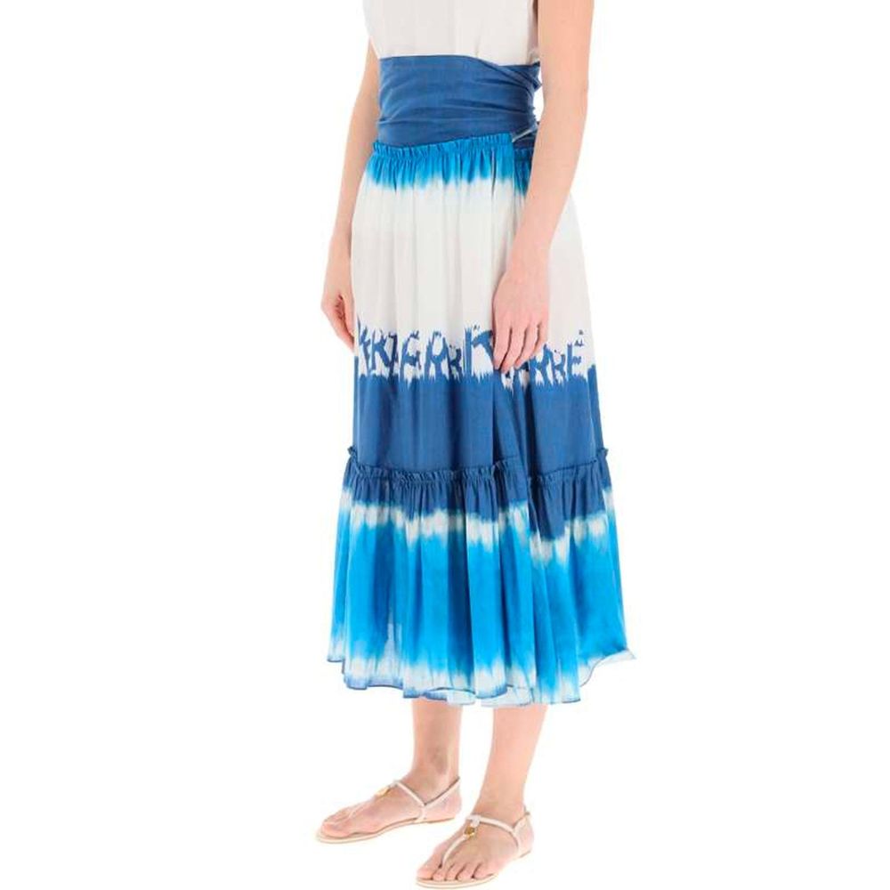 Alberta Ferretti krawatte Dye Midi Rock