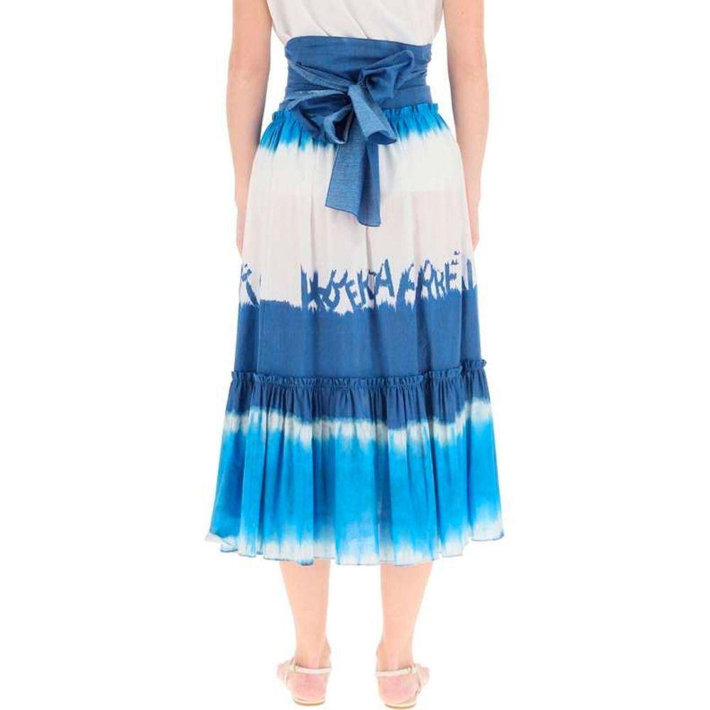 Alberta Ferretti krawatte Dye Midi Rock