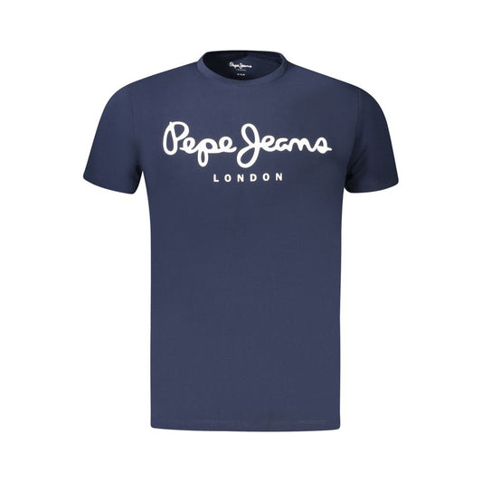 Pepe Jeans Blaue Baumwolle herren T-Shirt