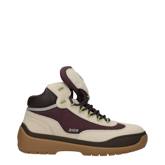 Christian Dior Beige Leder Ankle Boots