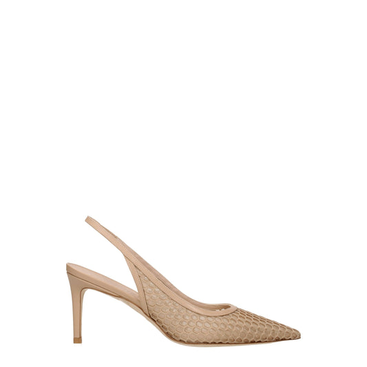 Stuart Weitzman Beige Leder -High Heel Pumps