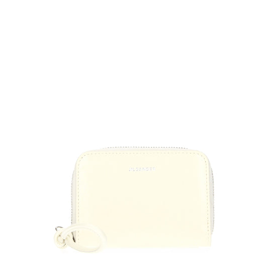 Jil Sander Beige Lederbrieftaschen