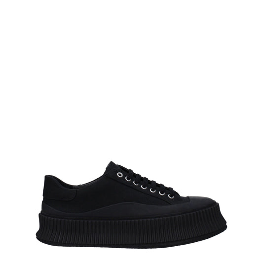 Jil Sander Schwarz   Platform Sneakers