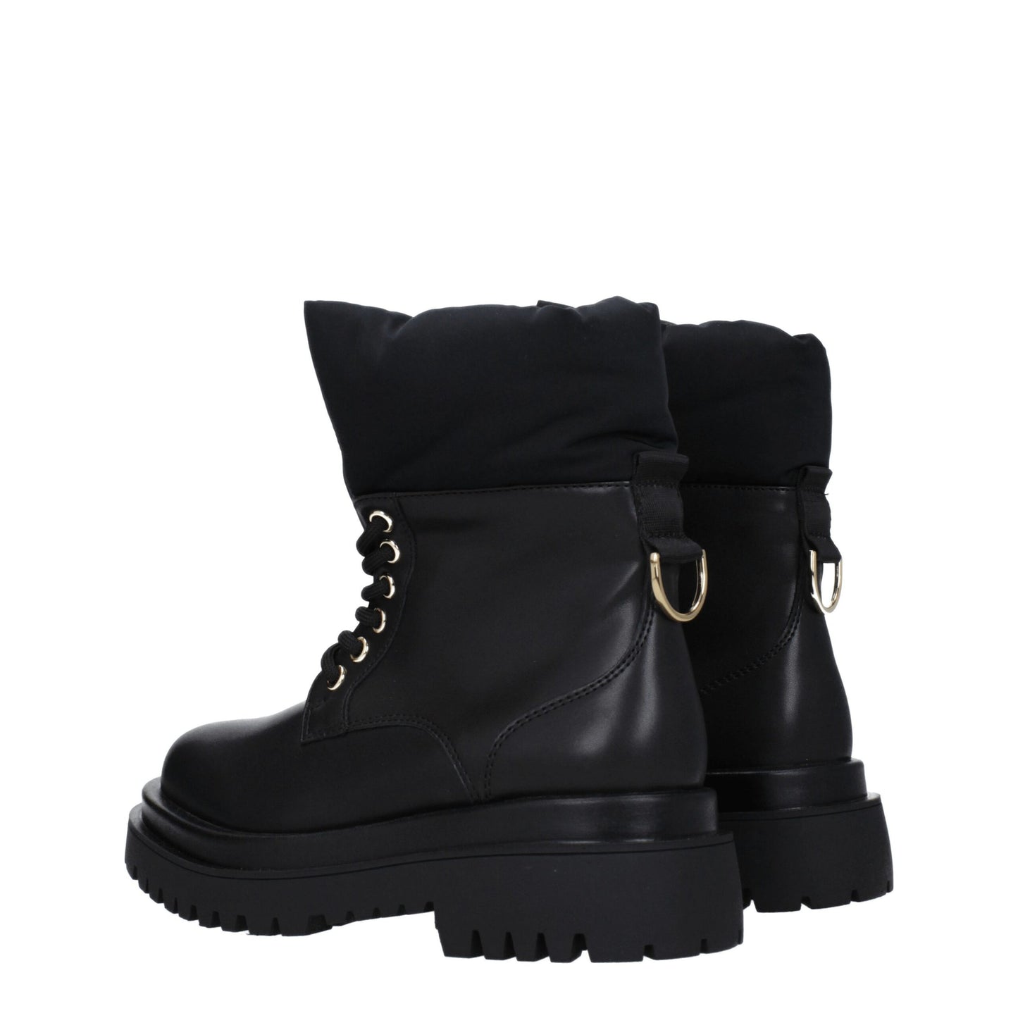 Versace Jeans Schwarzes Polyethylen Ankle Boots