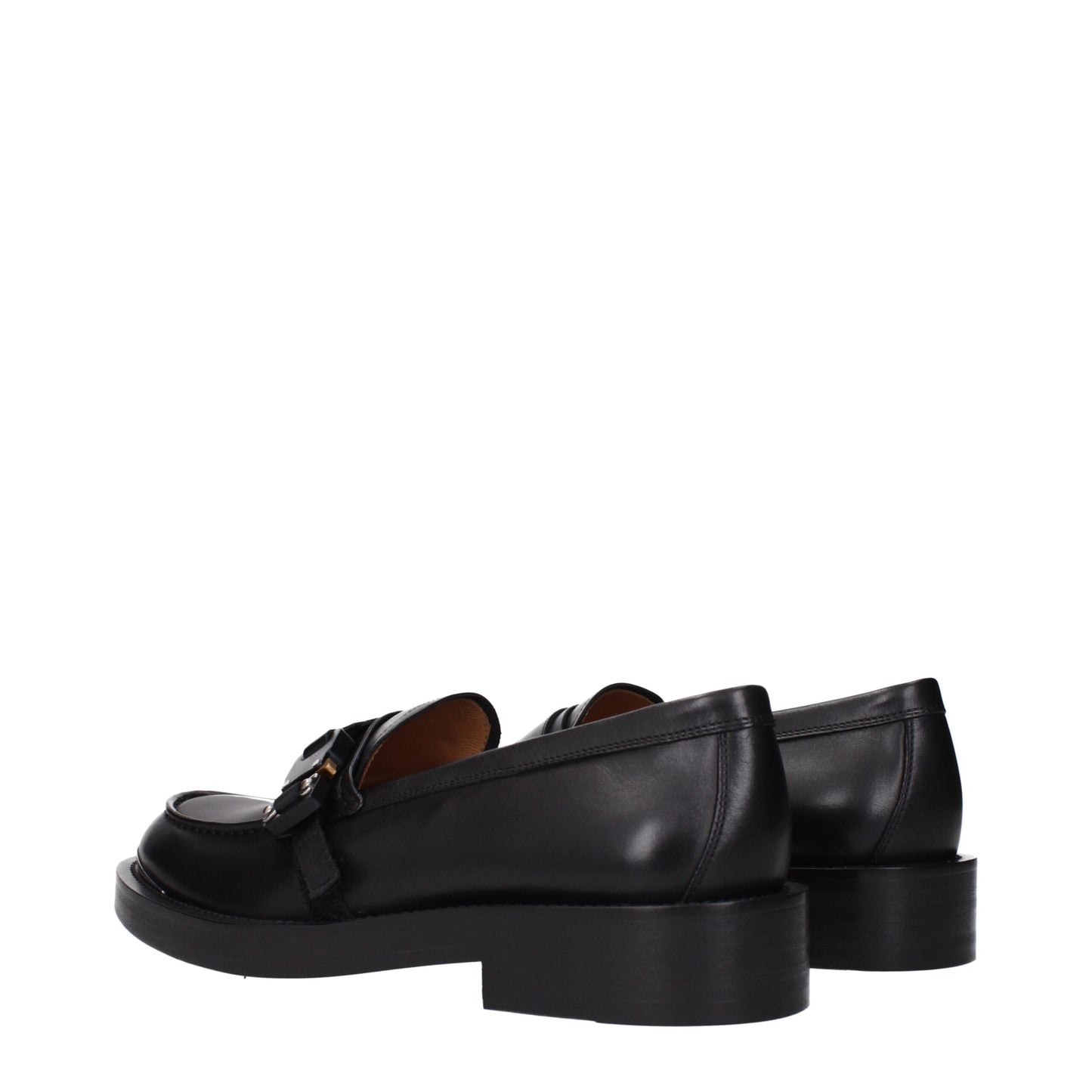 Christian Dior Schwarzer Leder-Slip-On Ladung