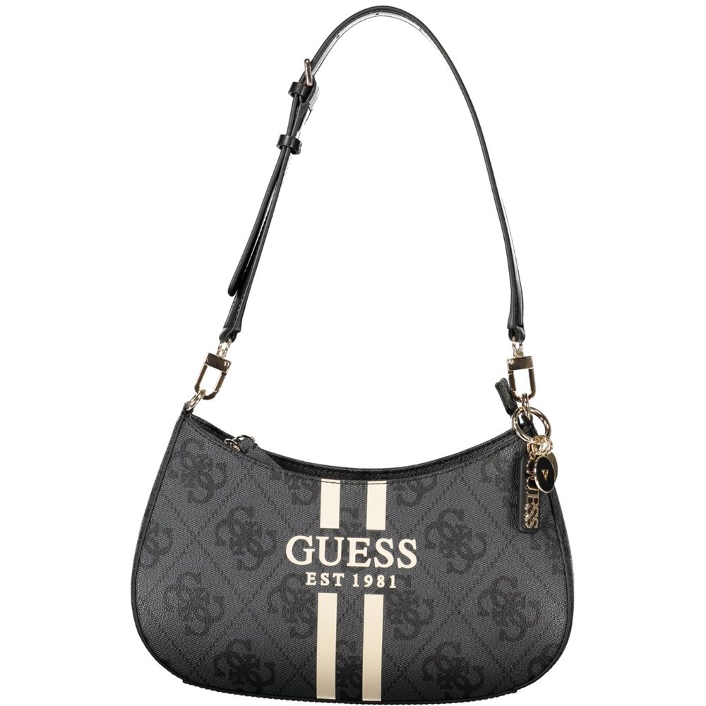 Guess Jeans Schwarzes Polyethylen damen Handtasche