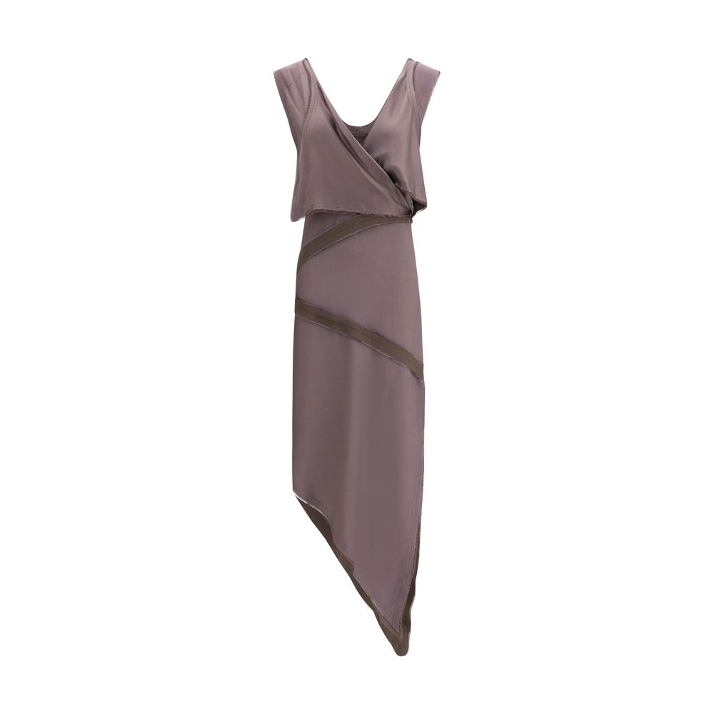 The Attico Asymmetrisches Midi -Kleid