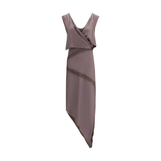The Attico Asymmetrisches Midi -Kleid