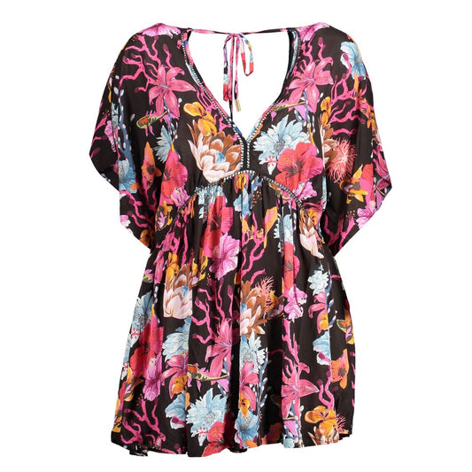 Desigual Schwarzes Baumwollkleid