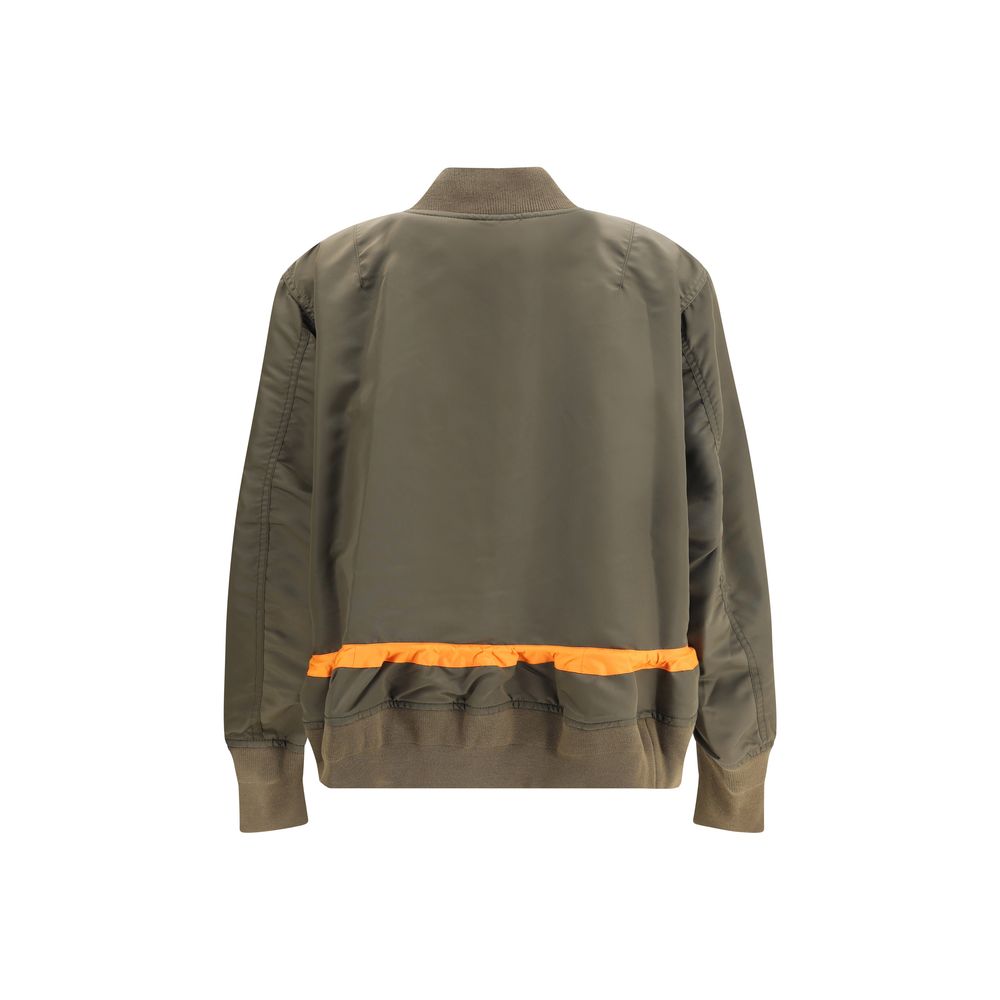 Sacai Nylon Bomber Jacke