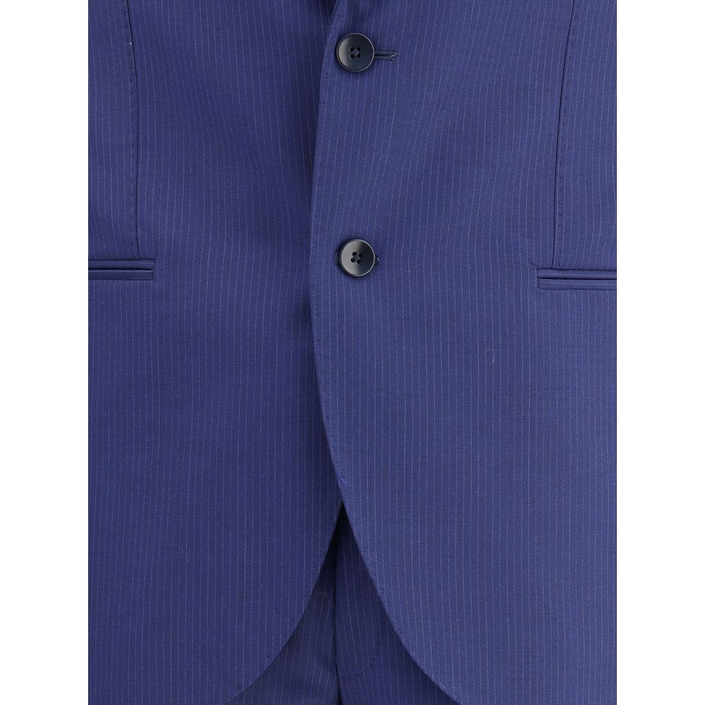 Gi Capri Gestreift Virgin Wolle Suit
