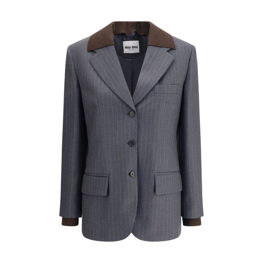 Miu Miu Gestreift Blazer
