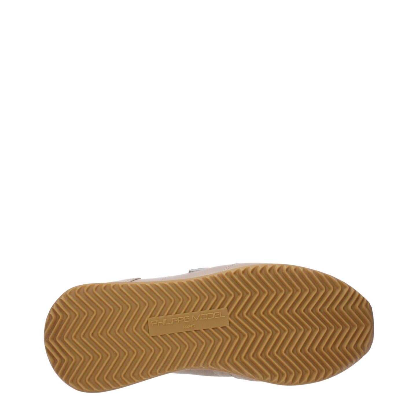 Philippe Model Beige Leder niedrige Tops