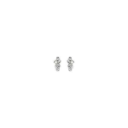Magda Butrym Strass -Ohrringe
