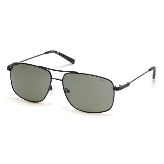 Kenneth Cole Schwarze Metall -Sonnenbrille