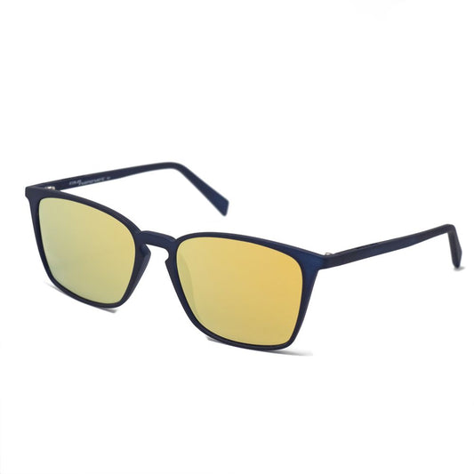 Italia Independent Schwarze Acetat -Sonnenbrille
