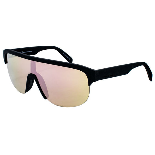 Italia Independent Schwarze Acetat -Sonnenbrille