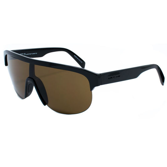 Italia Independent Schwarze Acetat -Sonnenbrille