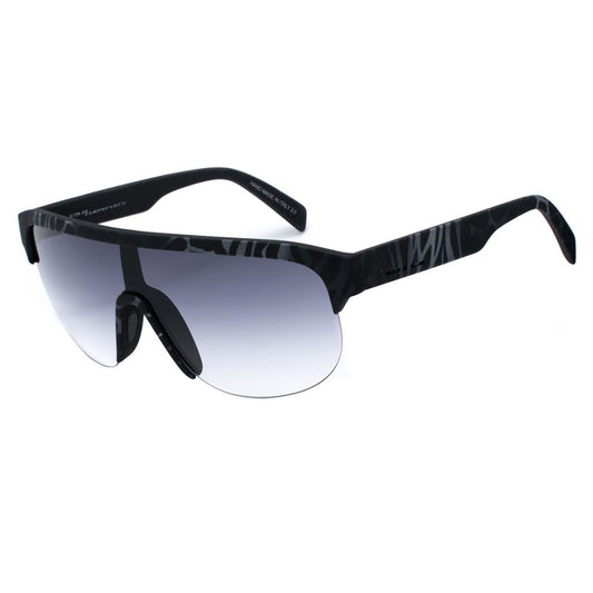 Italia Independent Schwarze Acetat -Sonnenbrille