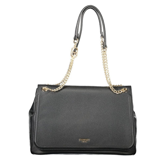 Twinset Schwarzes Polyethylen damen Handtasche