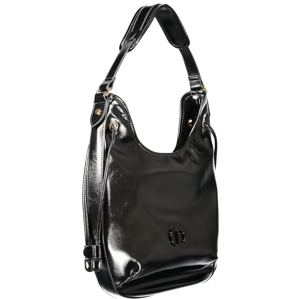 Twinset Schwarzes Polyethylen damen Hobo -Tasche