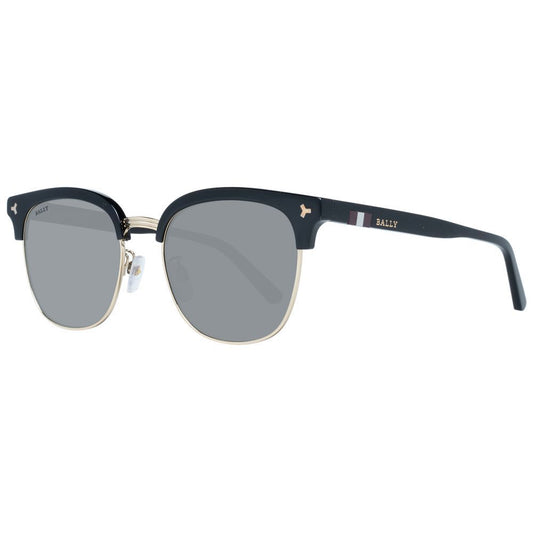 Bally Schwarze Metall -Sonnenbrille
