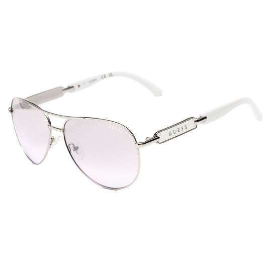 Guess Lunettes de soleil en métal gris